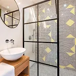 Nowa Praga Geometric Yellow By Bookinghost *